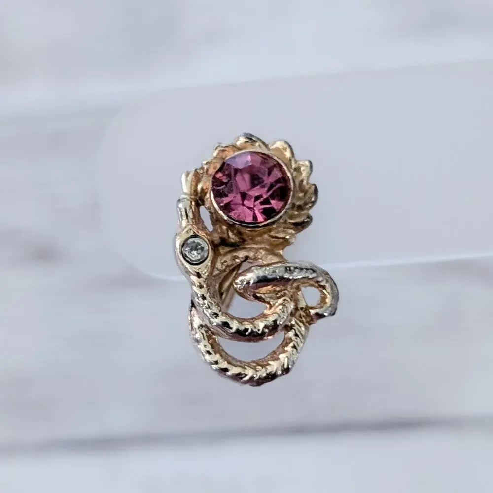 Vintage screw earrings